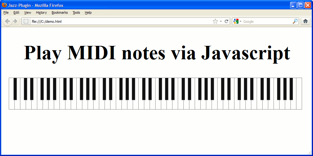 Low-level MIDI support for web-browsers - MIDI In/Out via Javascript