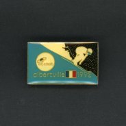 Intelsat pin: Albertville Winter Olympics, 1992