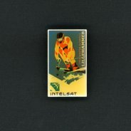 Intelsat pin: Lillehammer Winter Olympics, 1994