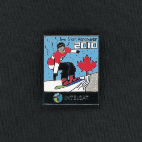 Intelsat pin: Vancouver Winter Olympics, 2010