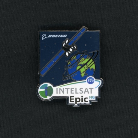 Intelsat pin: Boeing Intelsat 37e, 2017