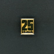 Intelsat pin: Intelsat 25-th Anniversary, 1989