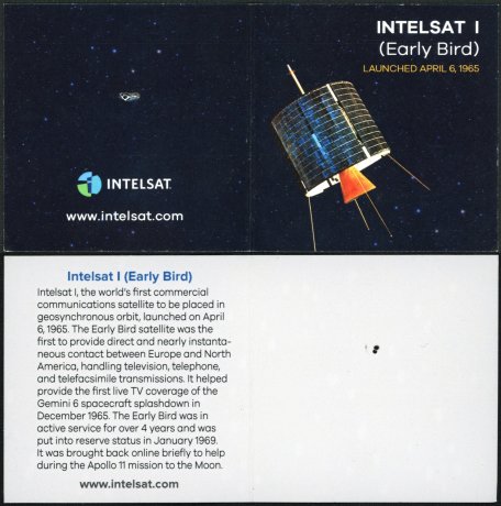 intelsat early bird card