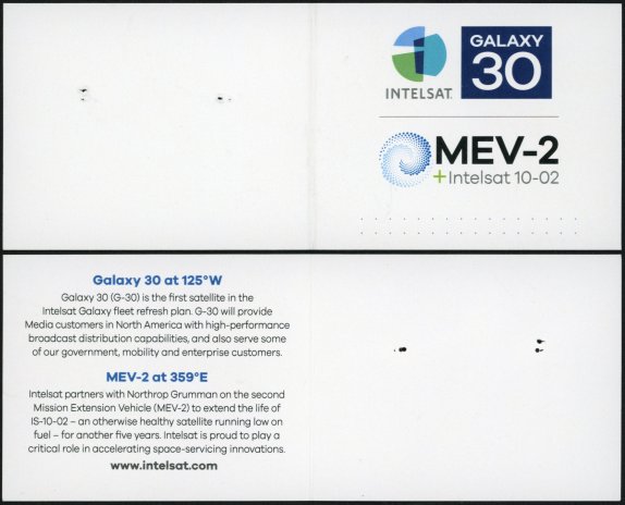 intelsat galaxy 30 mev 2 card